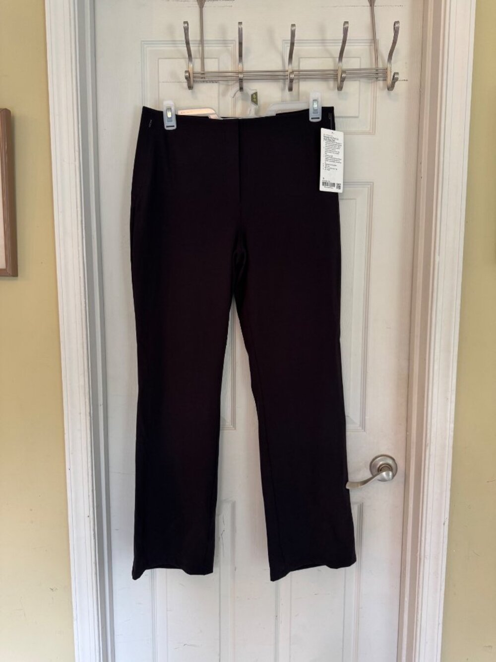 Lululemon Smooth Fit Pull-On High-Rise Pant Trouser Black NEW Pockets Luxtreme - Picture 12 of 12